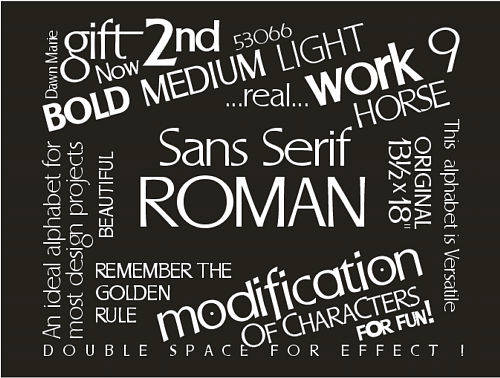Recteation of plate55 from Mastering Layout, Mike Stevens on the art of eye appeal.